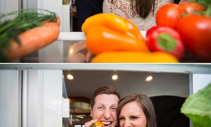cooking engagement session
