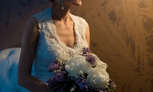 Bride-sitting-next-to-lamp